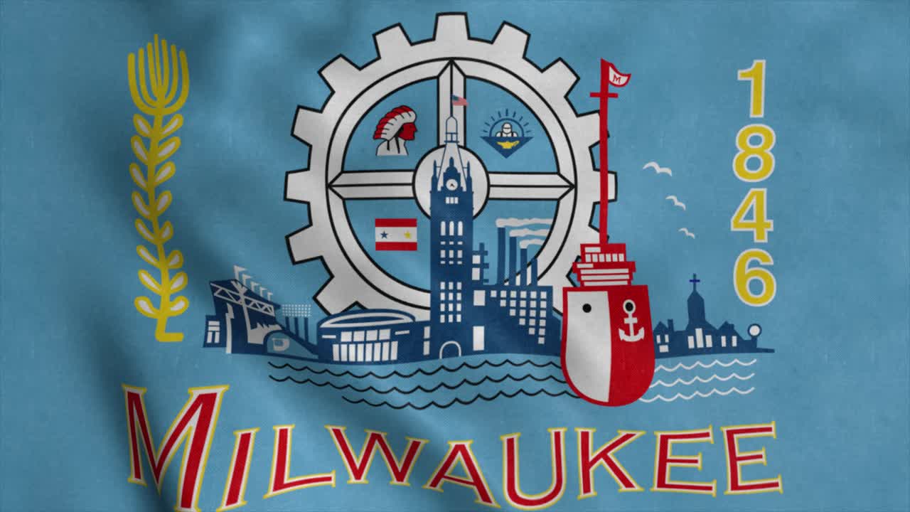 밀워키 시 위스콘신 발, 바람에 흔들리는 현실적인 발 배경