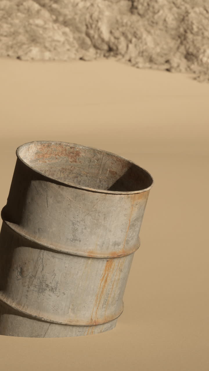 ржавая бочка в пустыне