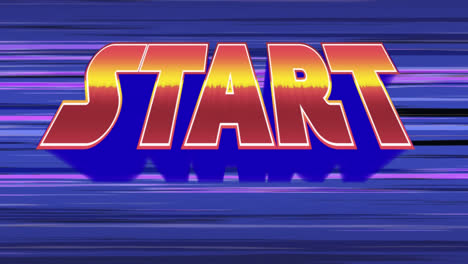 arcade game start