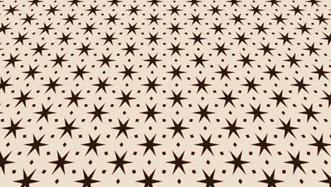 graphic video pattern with geometric figures that tilts up and moves.