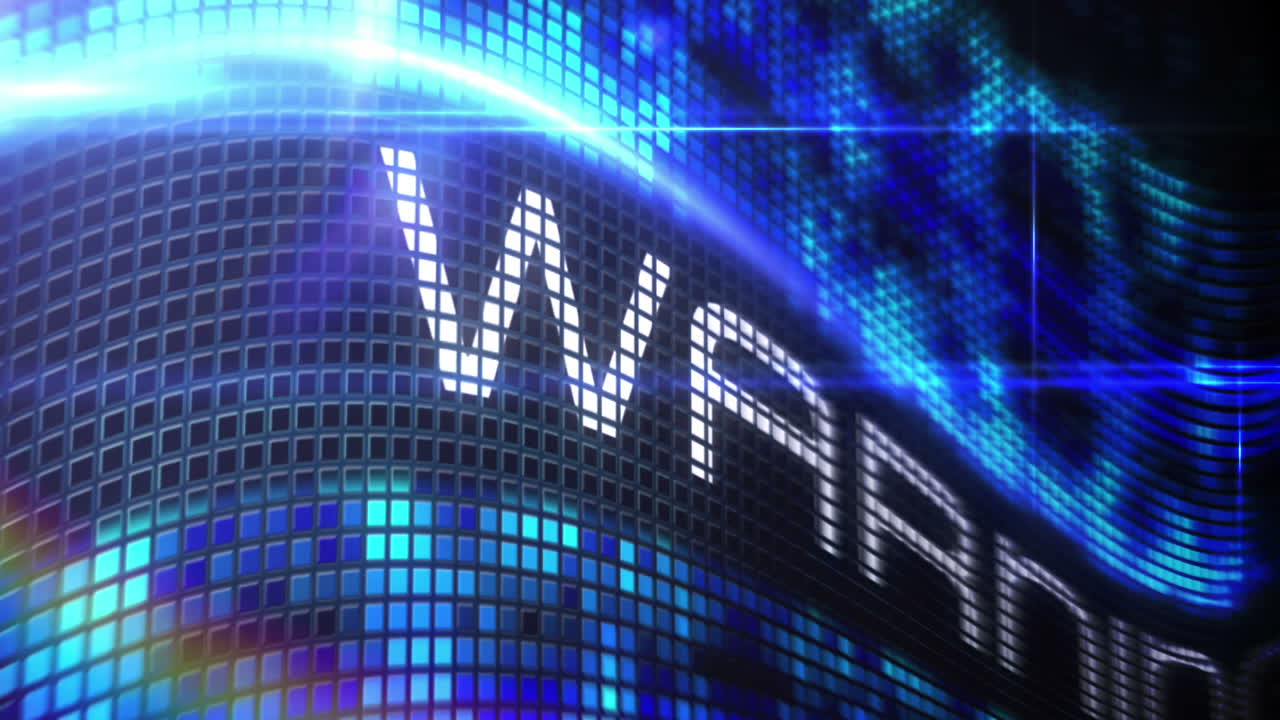 messaggio di avvertimento sullo schermo a pixel blu