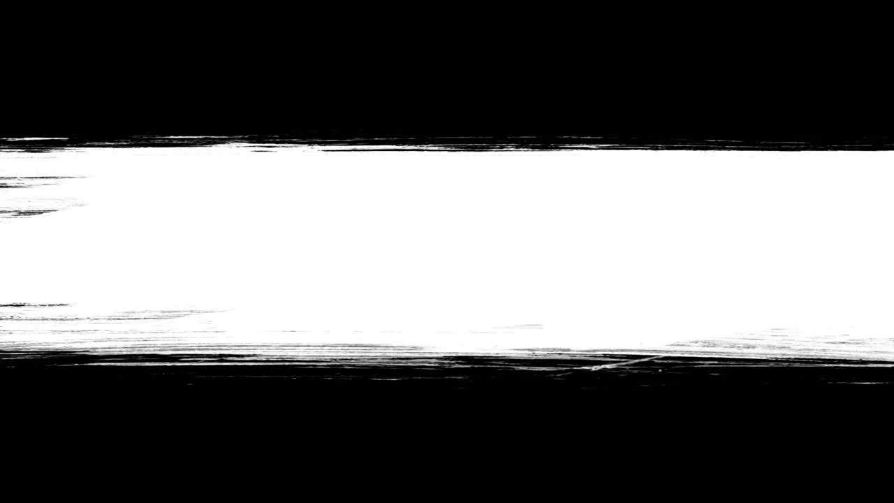 Transição Abstrata com Revelação de Pincelada de Tinta em Preto e Branco