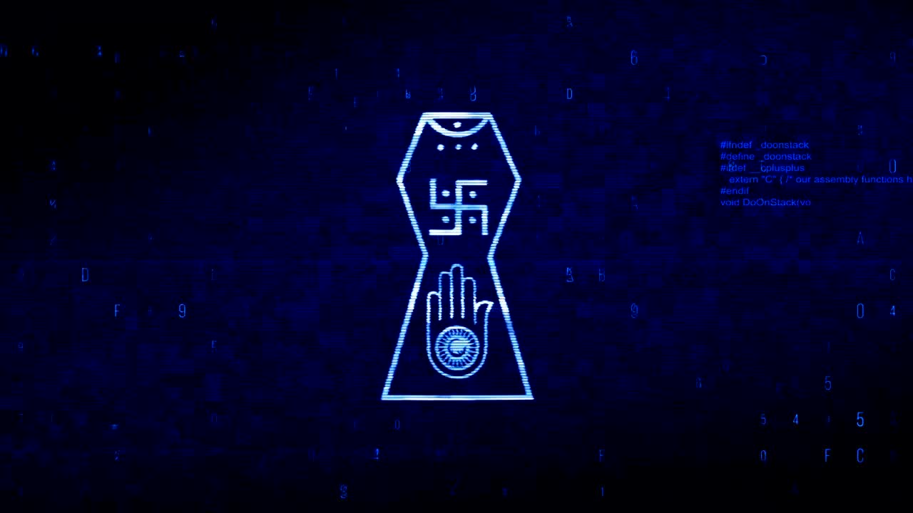 animazione a mano giainista