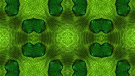 3d en bucle abstracto ornamentado fondo decorativo. hipnótico caleidoscopio de moda.