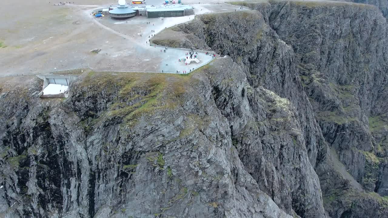 노르웨이 북부의 북쪽 케이프 (nordkapp).