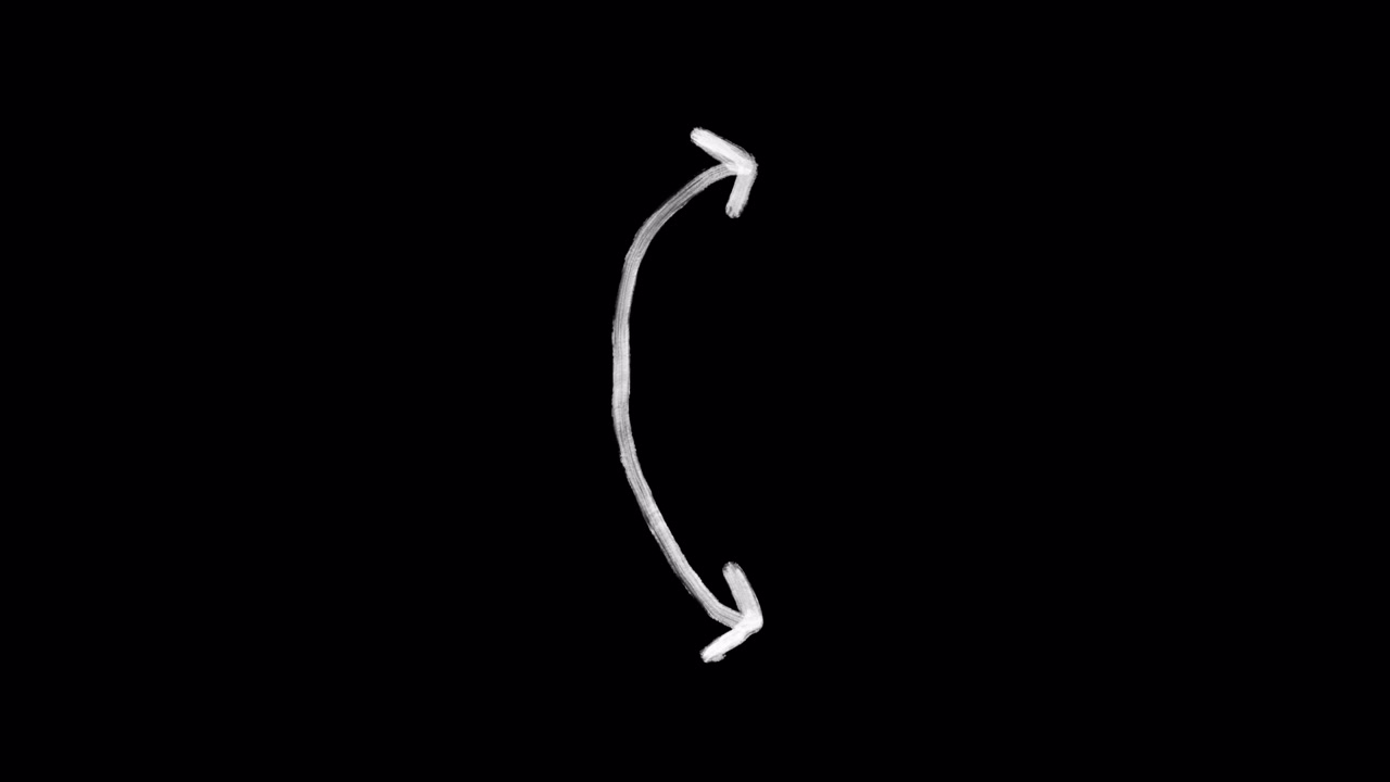 Wiggling Curved Dual Arrow