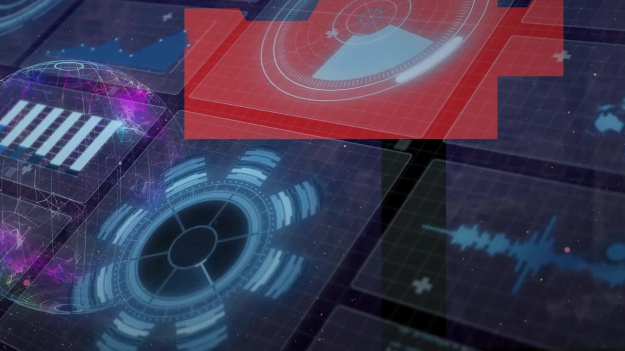 Animation of globe over data processing