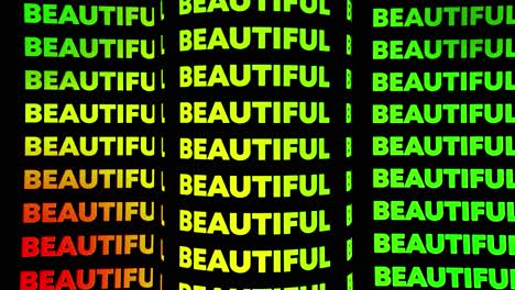 beautiful text gradient pattern