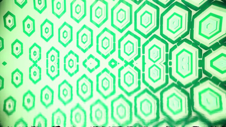 Sfondo in movimento di esagoni. Grafica in movimento 4K