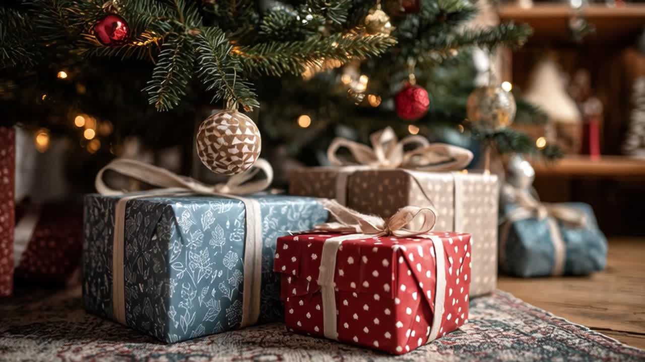 Albero di Natale con regali