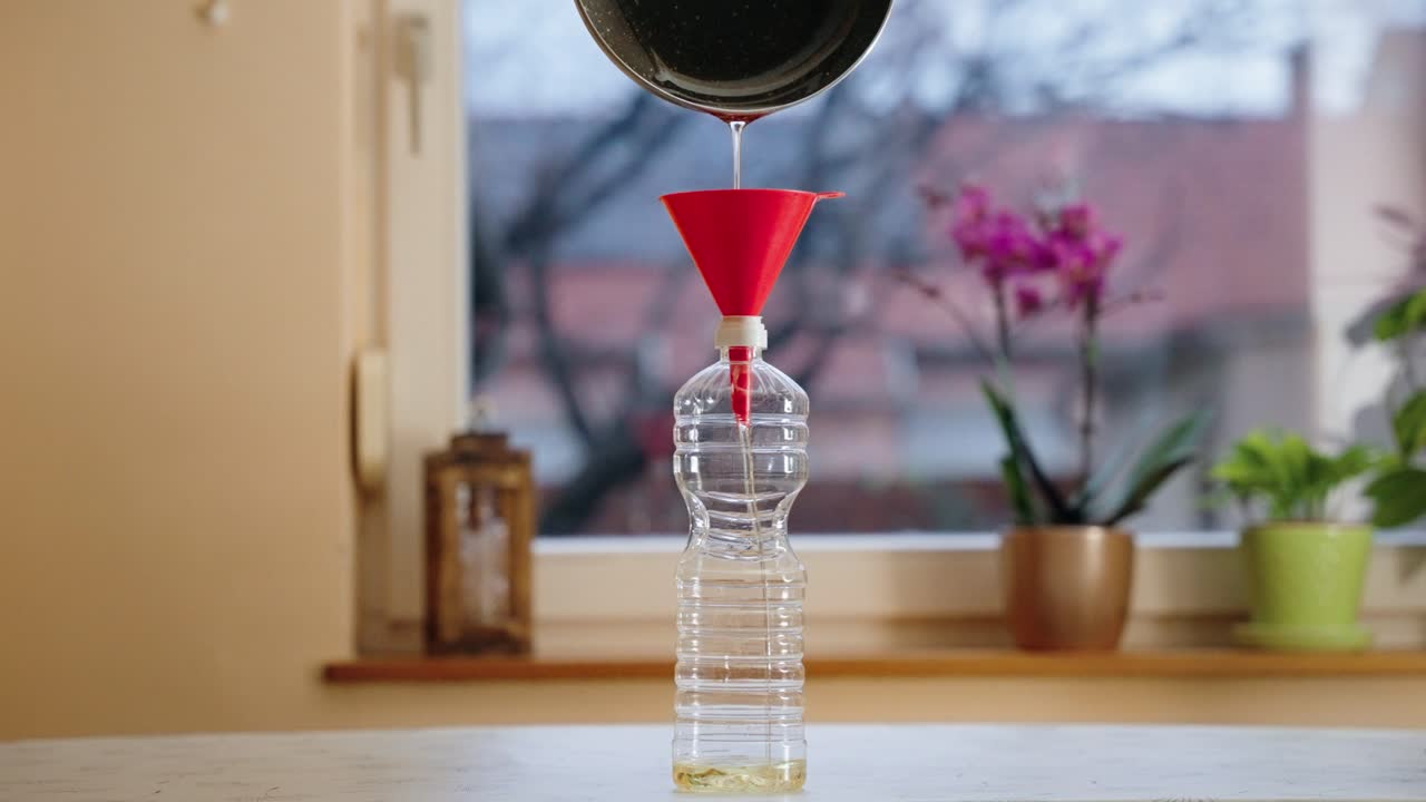 사용된 가정용 식용유의 수집 및 재활용