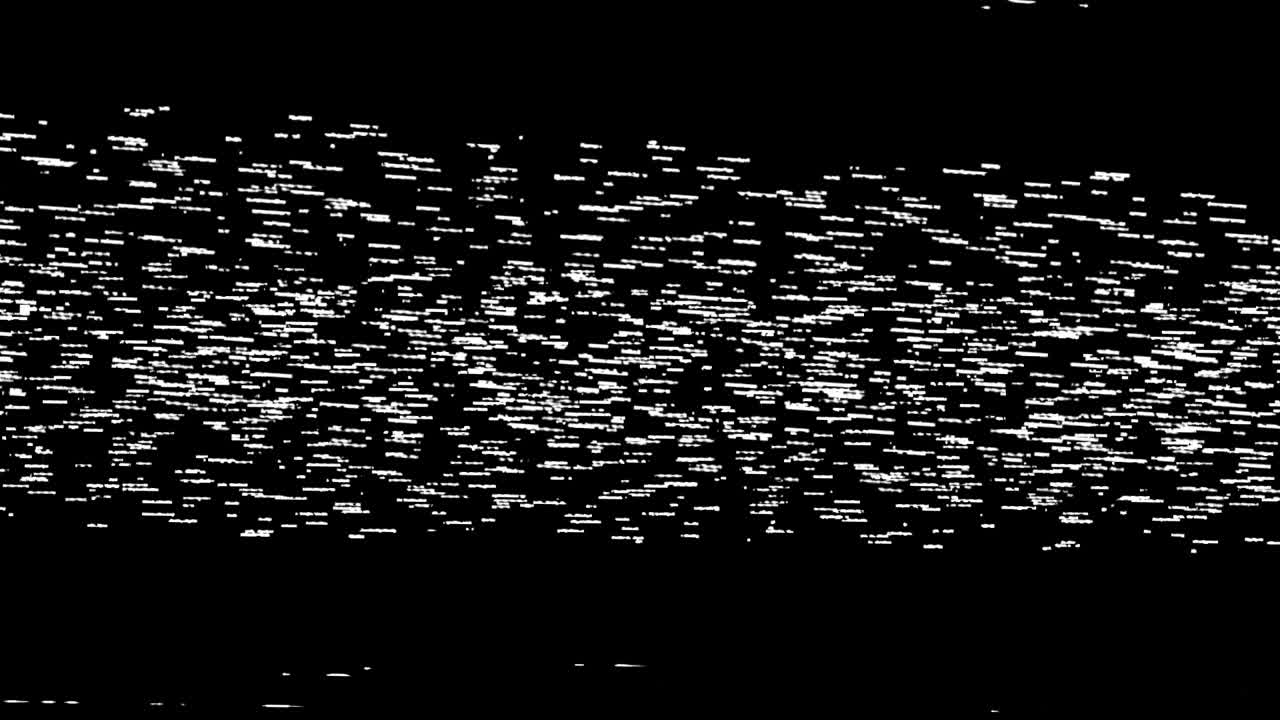 Abstract Black and White Glitch Noise Overlay