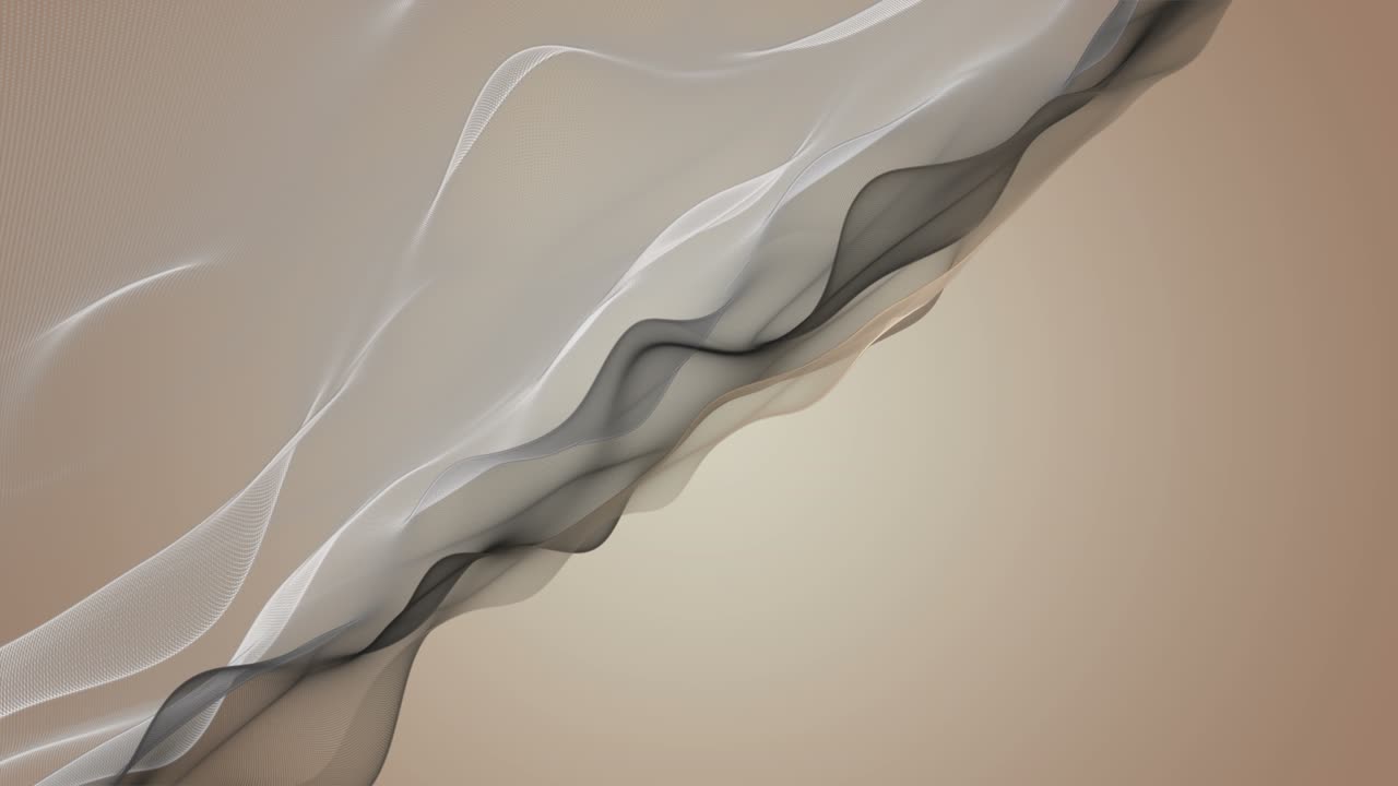 animación fantástica con objeto de onda de partículas en cámara lenta, 4096x2304 bucle 4k