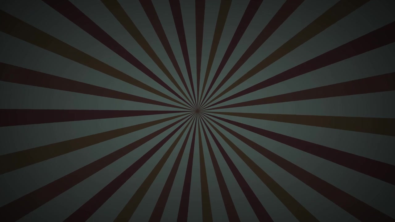 Pulsing Retro Sunburst Background Animation with Vintage Colors