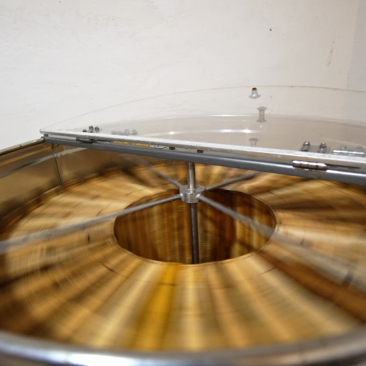 Beekeeping apiary organic farming. Sweet honey harvesting from wooden frames