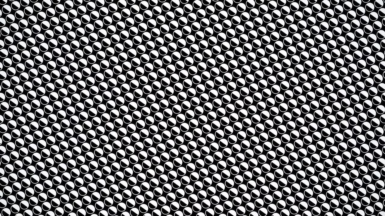 배경에서 애니메이션. 추상적인 배경. 흑백 스프라이트