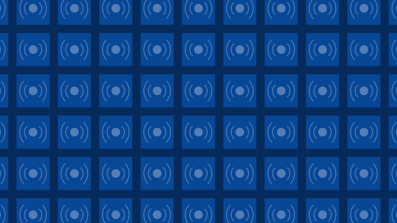 Blue Geometric Pattern