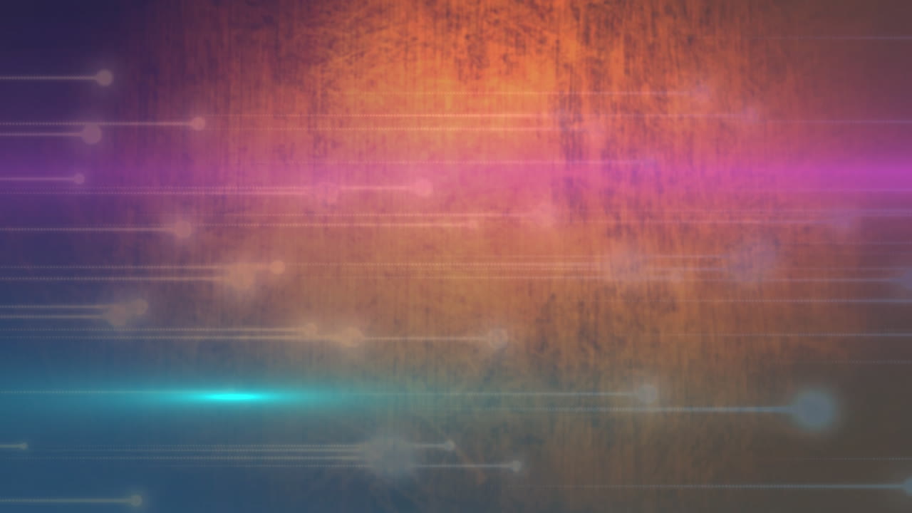 Animation of light trails on brown background