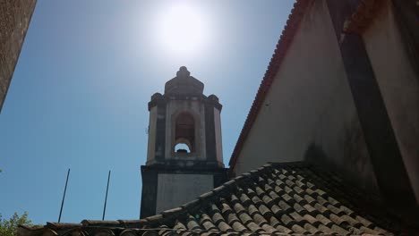 ciudad vieja de obidos, torre de la iglesia de san