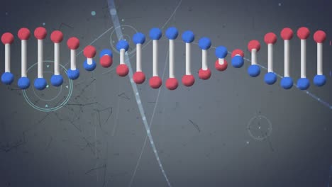 Animation-of-dna-strand-spinning-over-network-of-connections