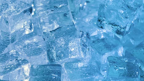 ice cubes closeup, abstract background.