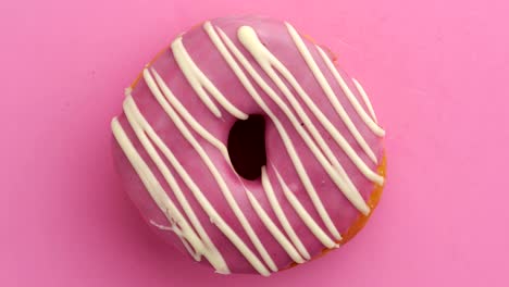 doughnut glazed close-up.