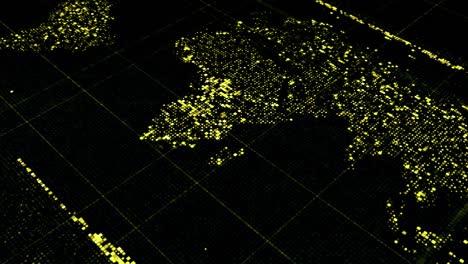 digital world map visualization