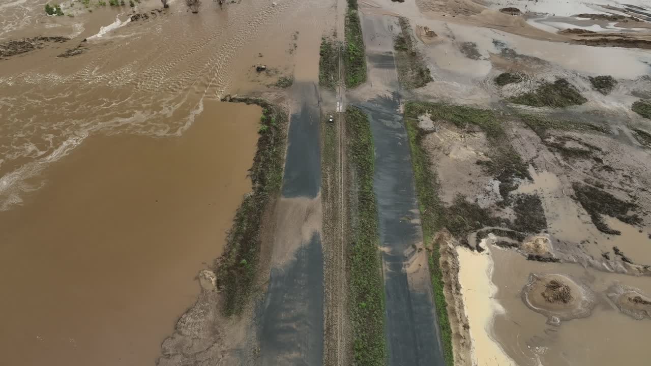 Flooding in Freshwater Cairns from the overflow of the Barron River due to Cyclone Jasper, Queensland