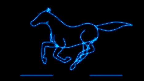 running horse animation - loop