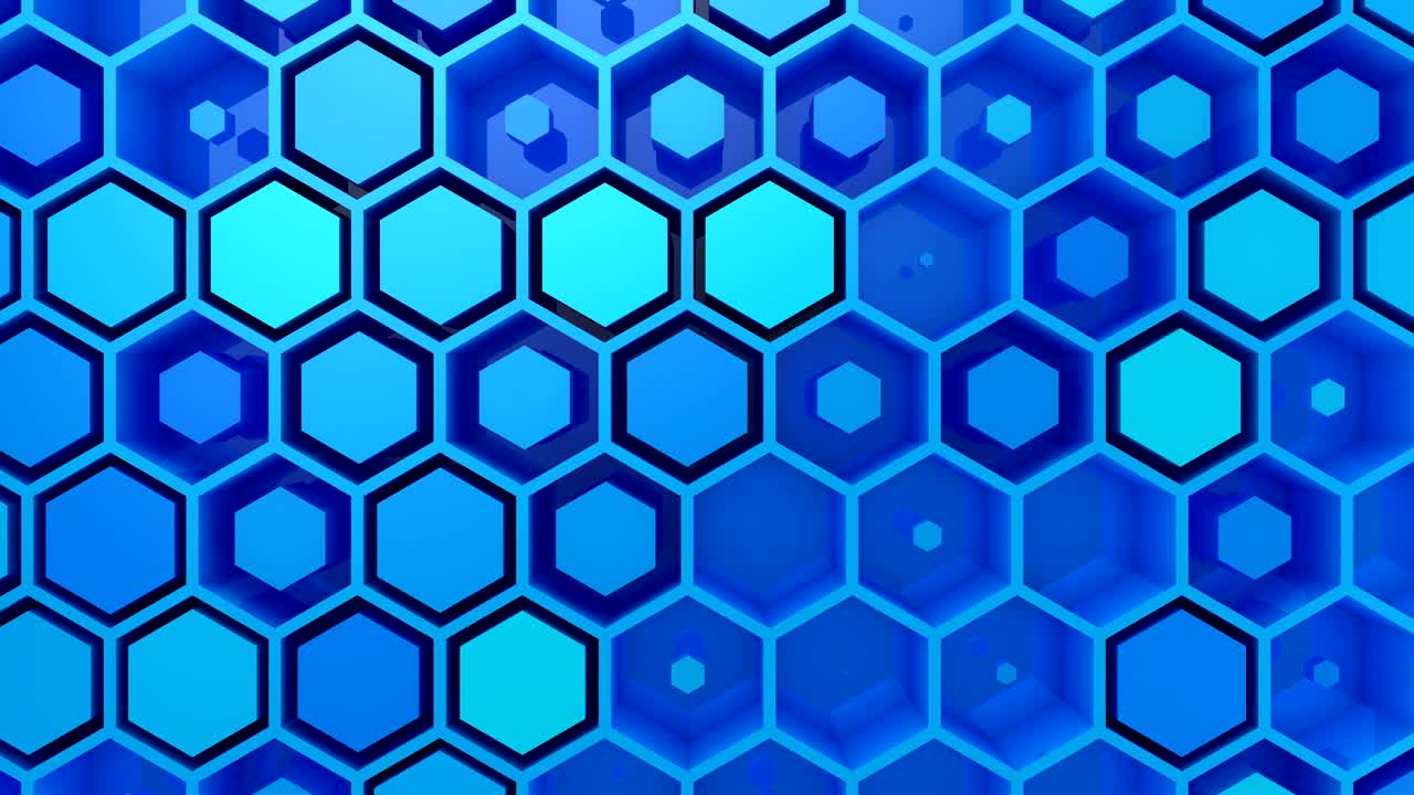 el fondo de los hexágonos