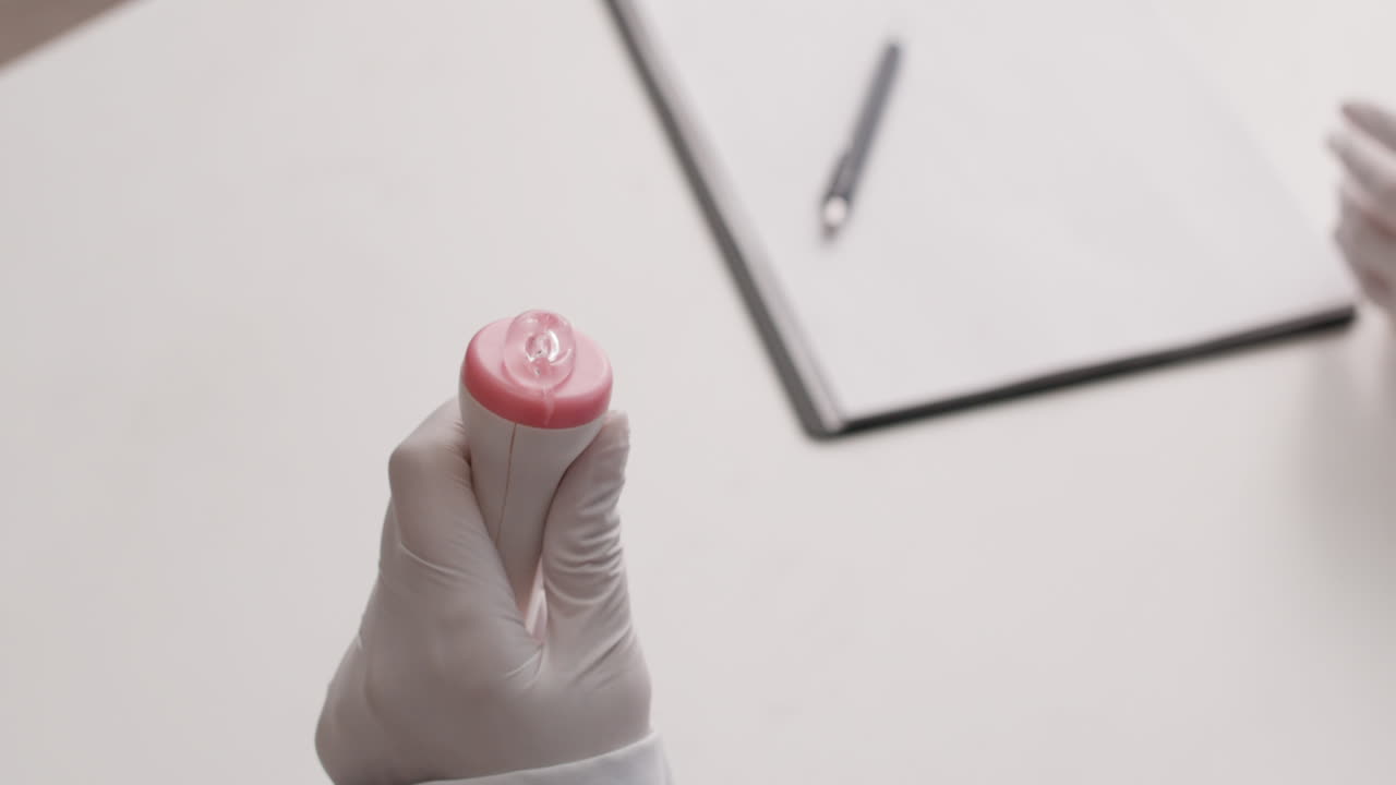 Liquid being poured into a container