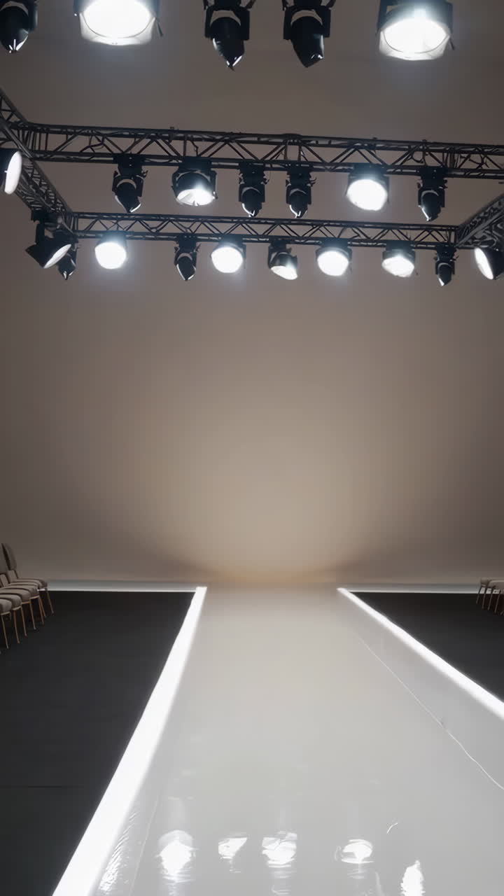 Empty Fashion Show Stage