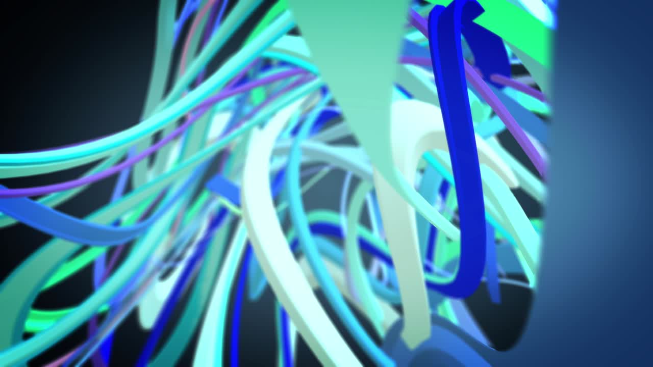 cuerdas caóticas azules