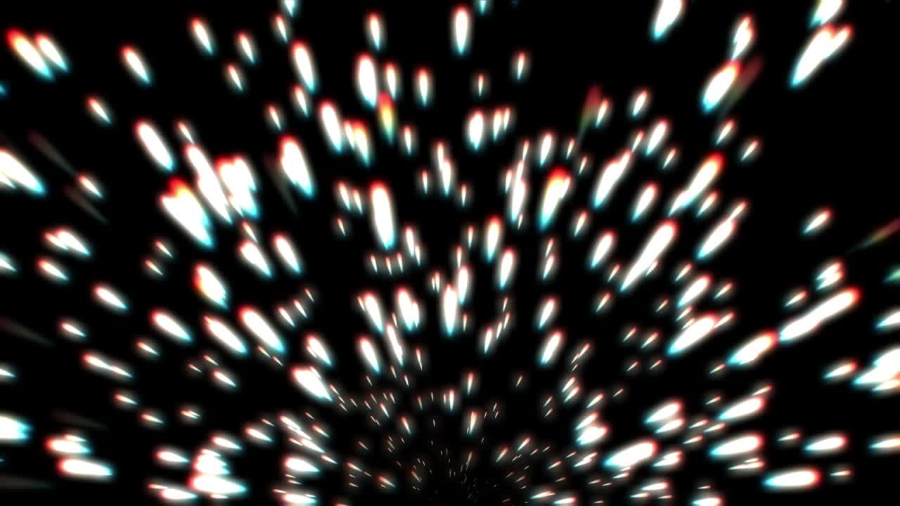 las estrellas vuelan velocidad luz 4k