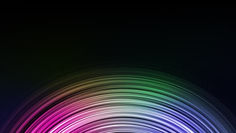 fondo de ondas de arco iris de círculo abstracto (en bucle)