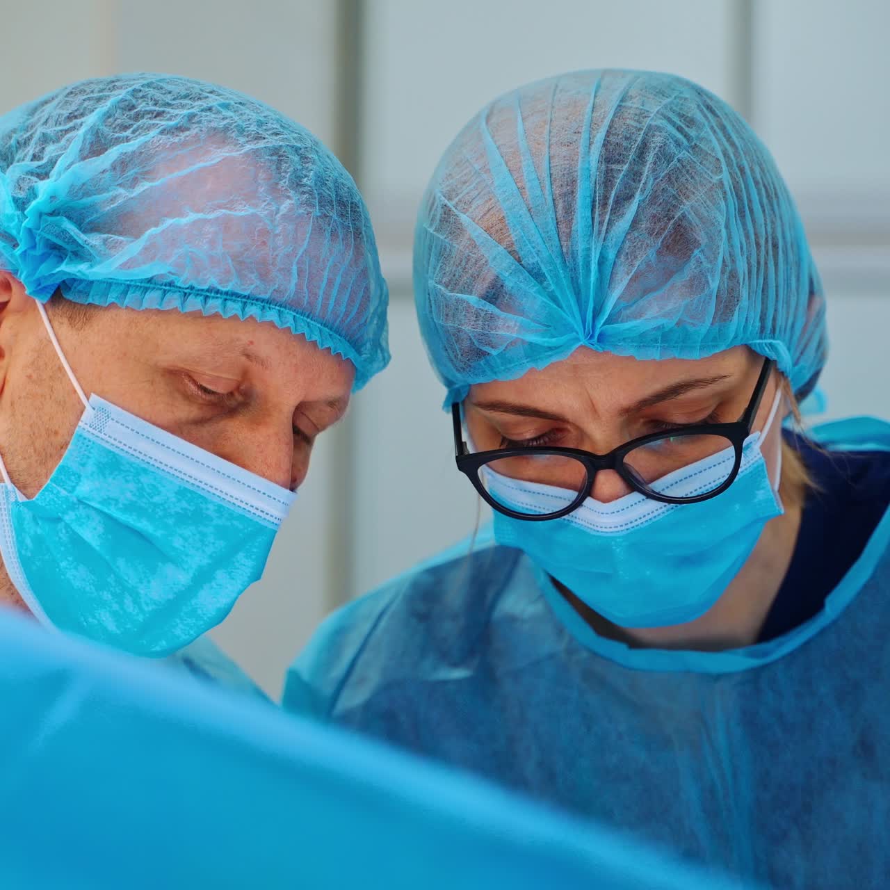 Surgery team in operating room