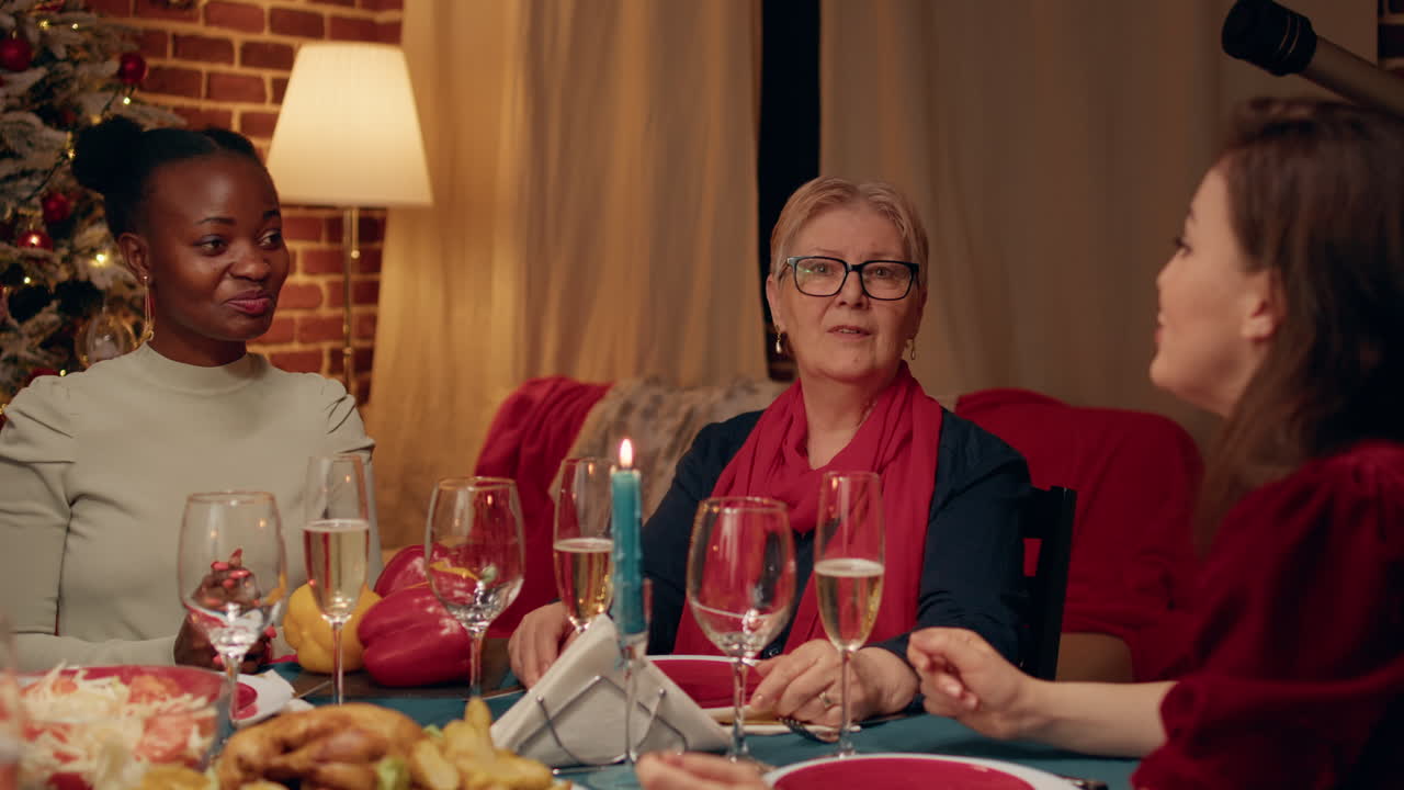 cena de navidad en familia