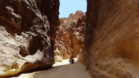 in petra, jordanien