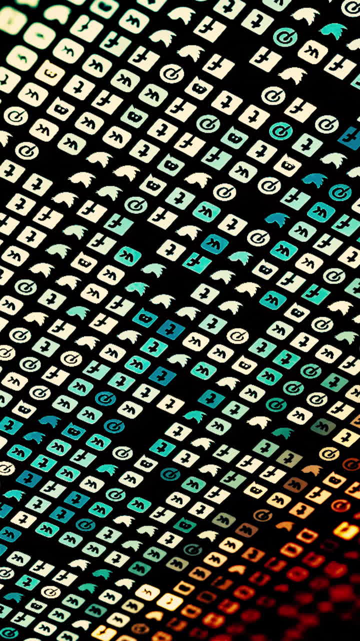 Collection of Social Media and Application Icons