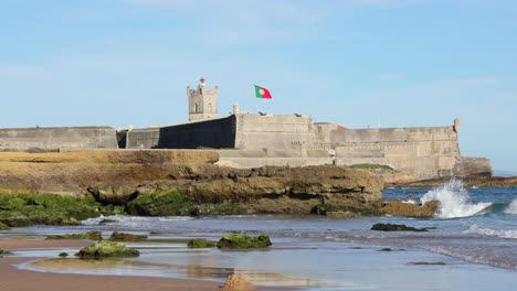 wide view of fort saint julian