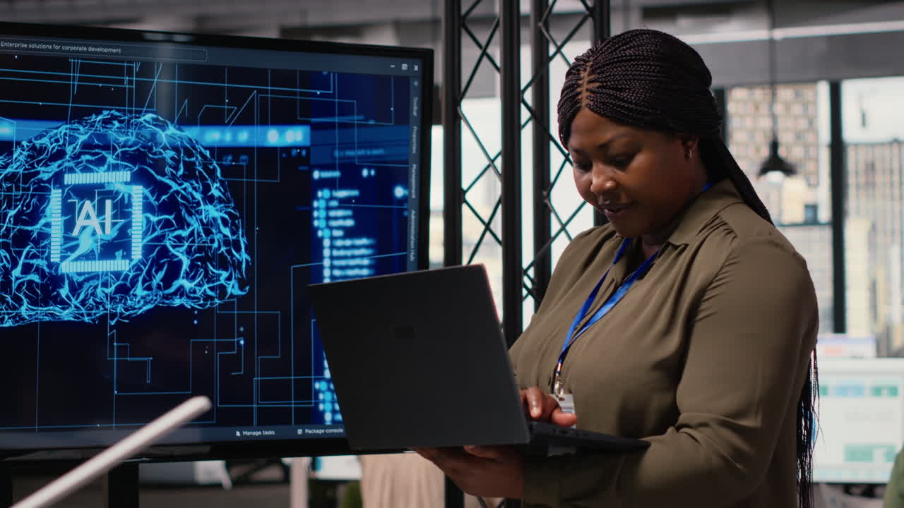 Vertical Video Black determined leader using artificial intelligence and neural networks