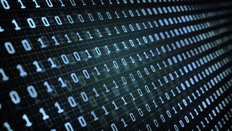 Binary code in the future digital abstract background