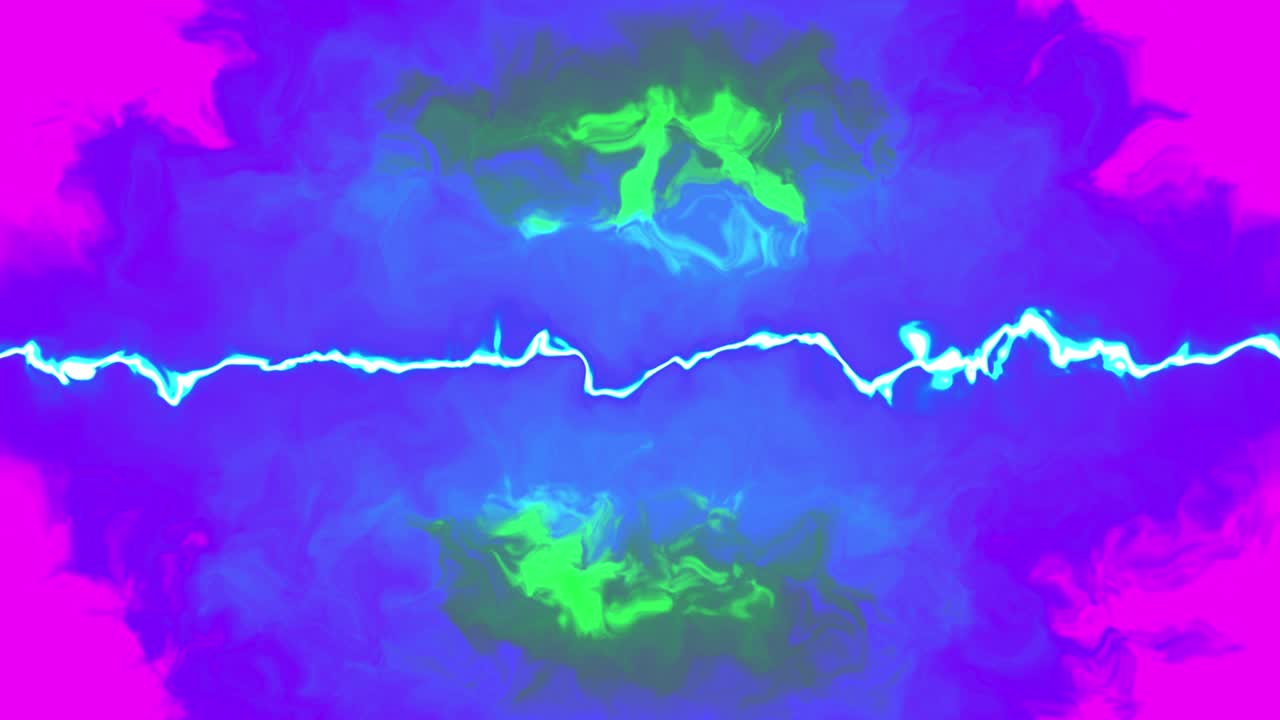 psicodélico colorido ambiente láser formas fluidas que fluyen 4k vj bucle de fondo bucle de vj sin costuras relajante protector de pantalla holográfico