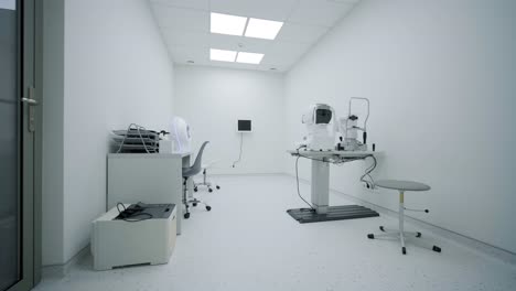 modern ophthalmology examination room