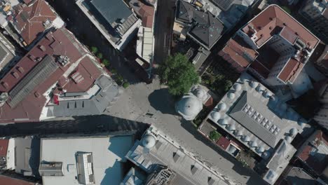 vista aérea de la península histórica de estambul. imágenes en 4k en turquía