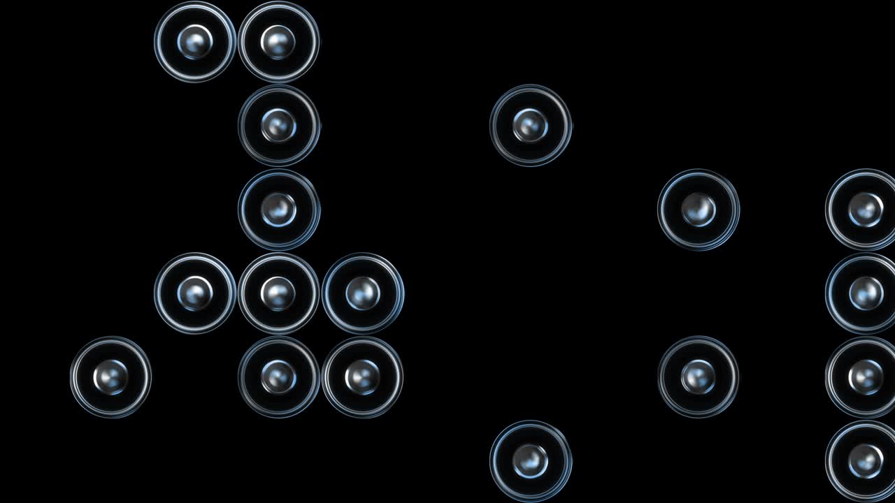 오디오 스피커를 조립하는 것은 스피커의 캔버스입니다. 그들은 역동적으로 나타나고 수집됩니다.