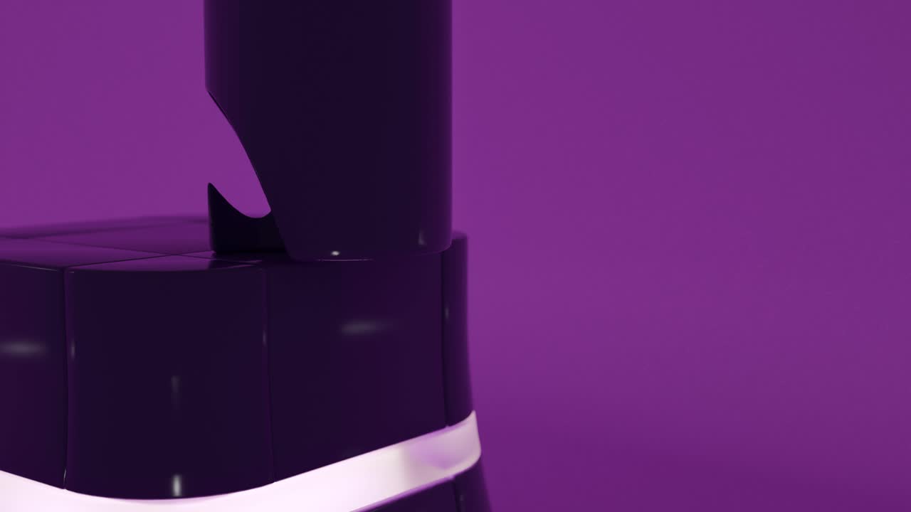 보라색 기하학적 화장품 디스플레이