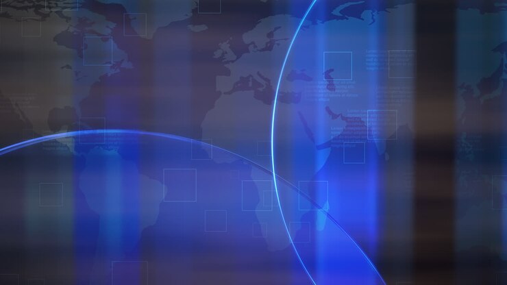 nieuws grafische animatie met lijnen en wereldkaart abstracte achtergrond 1