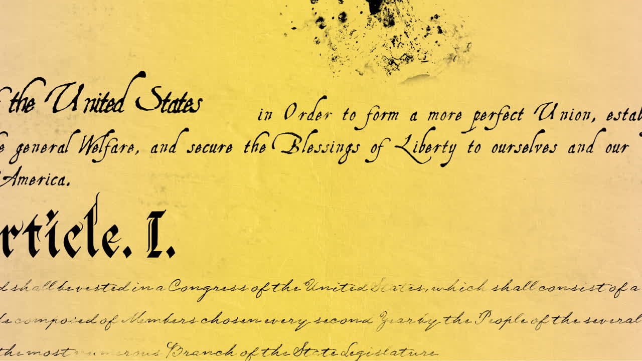 미국 헌법 4k