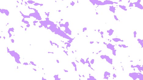 animación abstracta de formas rosadas que se mueven sobre un fondo blanco. fondo animado de bucle sin costuras, papel tapiz.